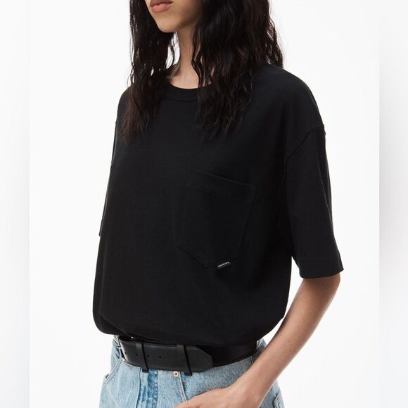 Alexander Wang Cotton Crewneck T-Shirt - Picture 3 of 9